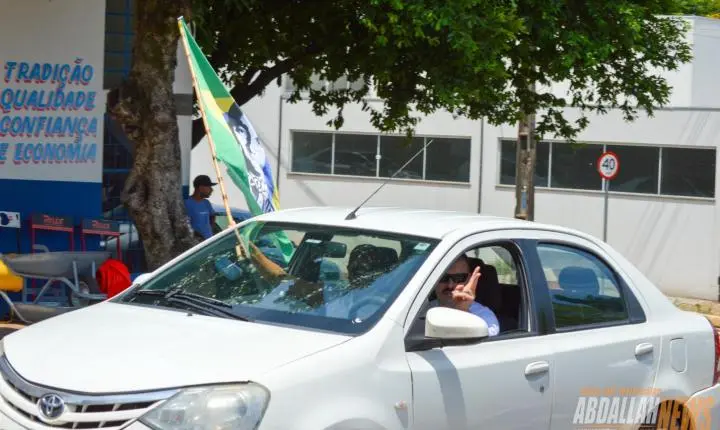 Carreata em apoio ao candidato Flávio Bolsonaro em Iporã