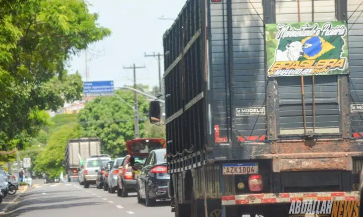 Carreata em apoio ao candidato Flávio Bolsonaro em Iporã
