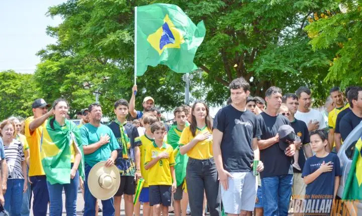 Carreata em apoio ao candidato Flávio Bolsonaro em Iporã
