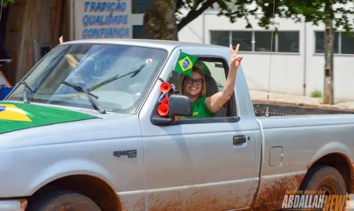 Carreata em apoio ao candidato Flávio Bolsonaro em Iporã