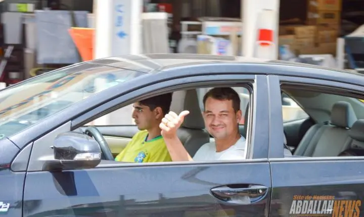 Carreata em apoio ao candidato Flávio Bolsonaro em Iporã