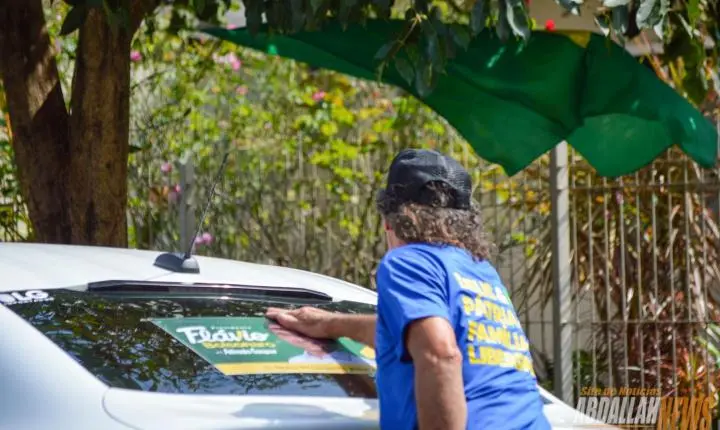 Carreata em apoio ao candidato Flávio Bolsonaro em Iporã