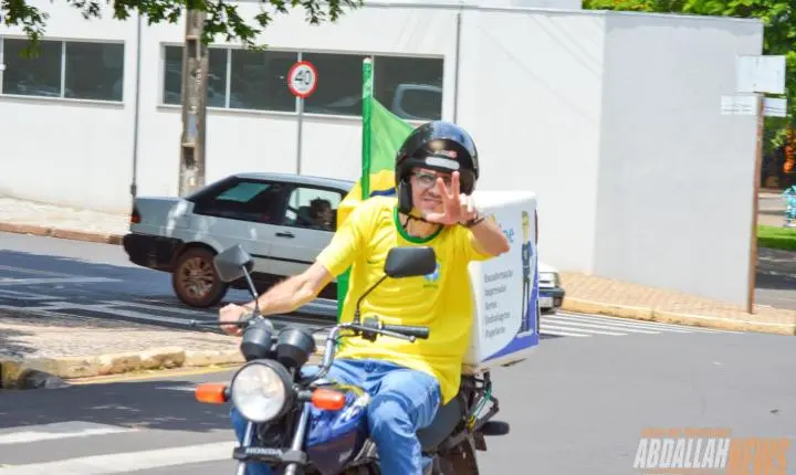 Carreata em apoio ao candidato Flávio Bolsonaro em Iporã