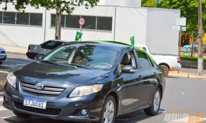 Carreata em apoio ao candidato Flávio Bolsonaro em Iporã