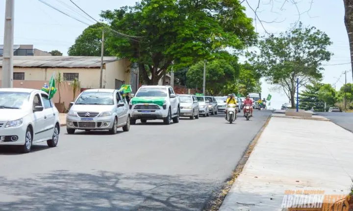 Carreata em apoio ao candidato Flávio Bolsonaro em Iporã