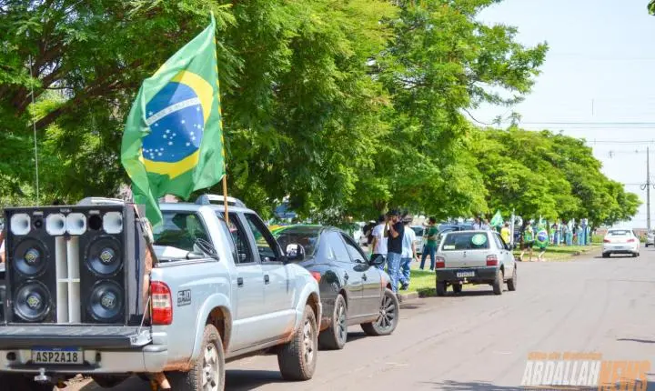 Carreata em apoio ao candidato Flávio Bolsonaro em Iporã