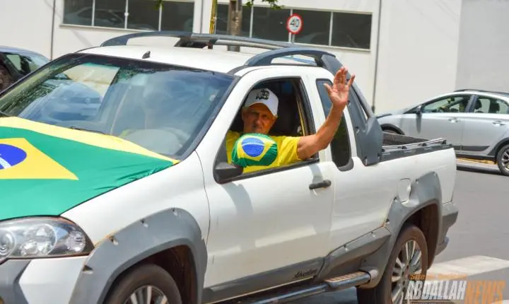 Carreata em apoio ao candidato Flávio Bolsonaro em Iporã