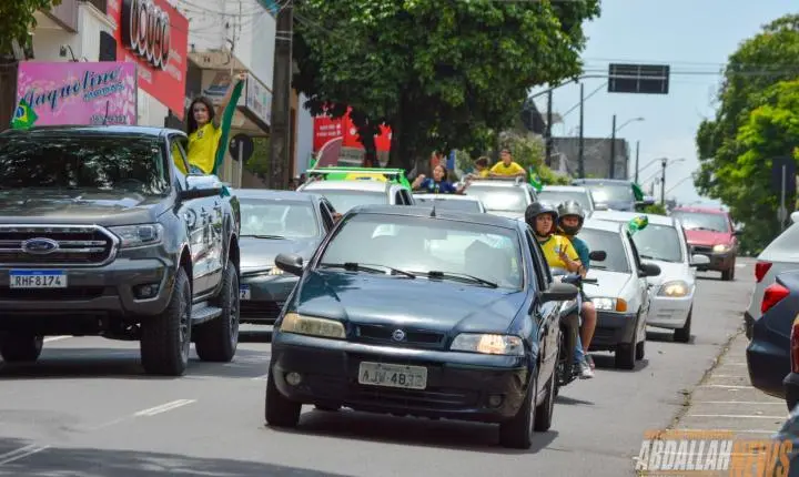 Carreata em apoio ao candidato Flávio Bolsonaro em Iporã