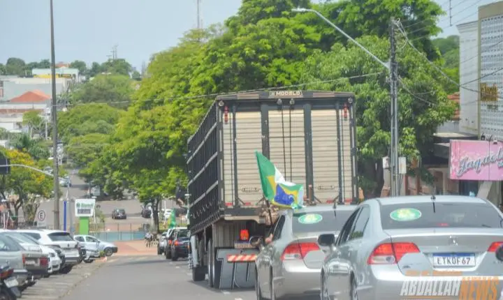 Carreata em apoio ao candidato Flávio Bolsonaro em Iporã