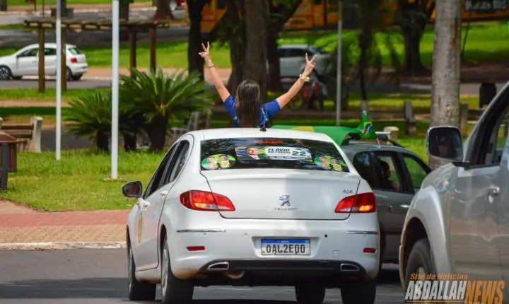Carreata em apoio ao candidato Flávio Bolsonaro em Iporã