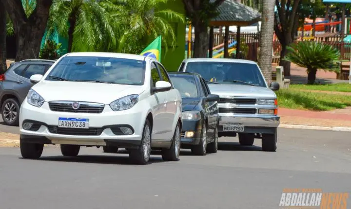 Carreata em apoio ao candidato Flávio Bolsonaro em Iporã