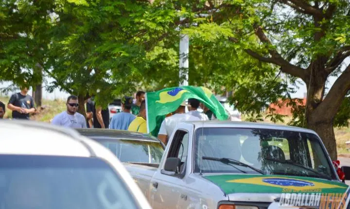 Carreata em apoio ao candidato Flávio Bolsonaro em Iporã