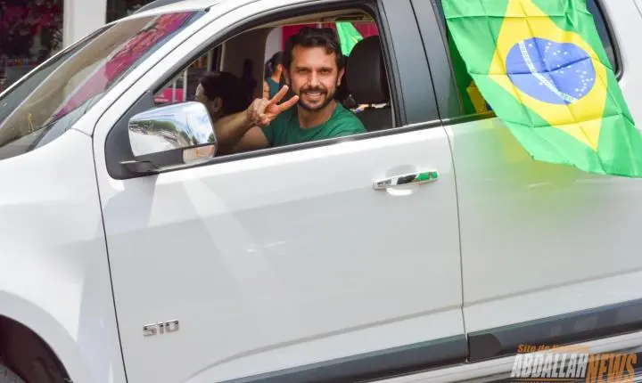 Carreata em apoio ao candidato Flávio Bolsonaro em Iporã