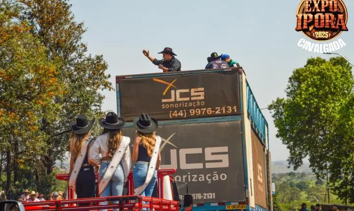 Cavalgada abre o clima de festa para a Expo Iporã 2025