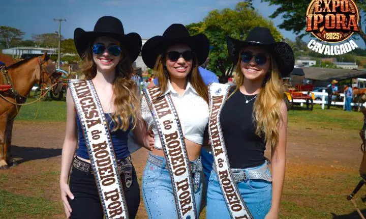 Cavalgada abre o clima de festa para a Expo Iporã 2025