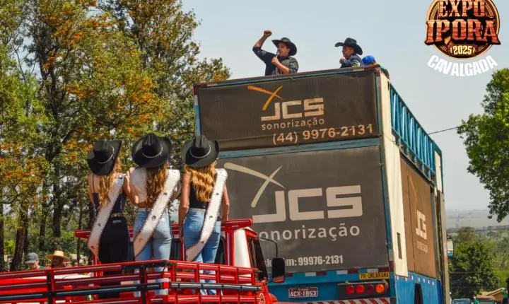 Cavalgada abre o clima de festa para a Expo Iporã 2025
