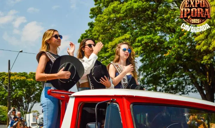 Cavalgada abre o clima de festa para a Expo Iporã 2025