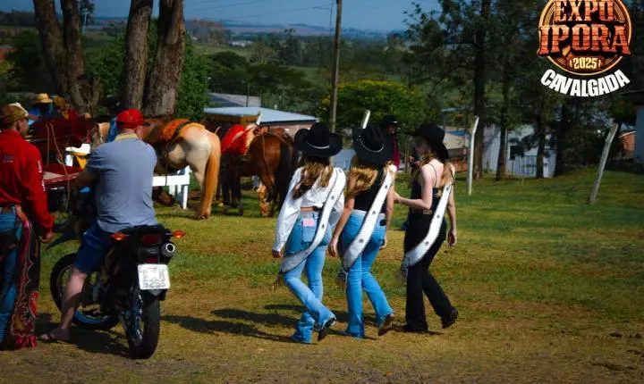 Cavalgada abre o clima de festa para a Expo Iporã 2025