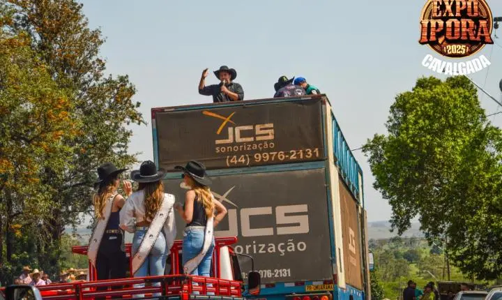 Cavalgada abre o clima de festa para a Expo Iporã 2025