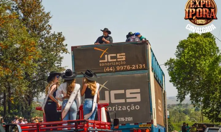 Cavalgada abre o clima de festa para a Expo Iporã 2025