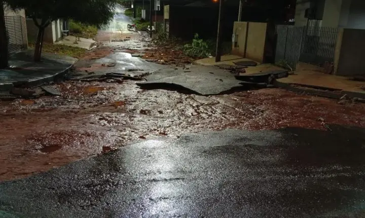 Chuva intensa provoca alagamentos, deixa famílias desalojadas e mobiliza força-tarefa da Defesa Civil em Iporã