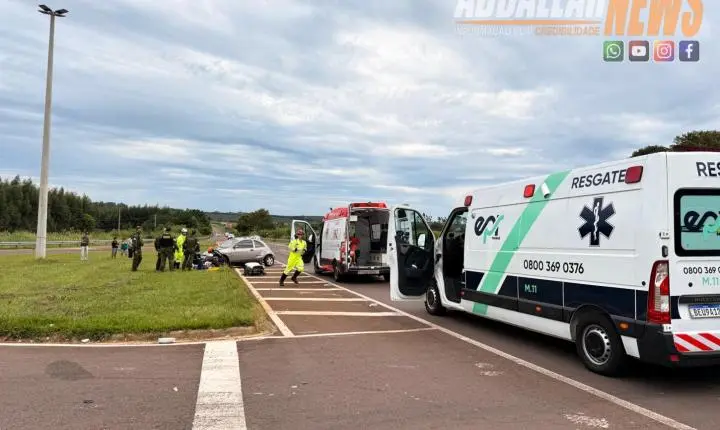 Colisão entre veículos deixa uma vítima morta e outra gravemente ferida na PR-272 em Iporã