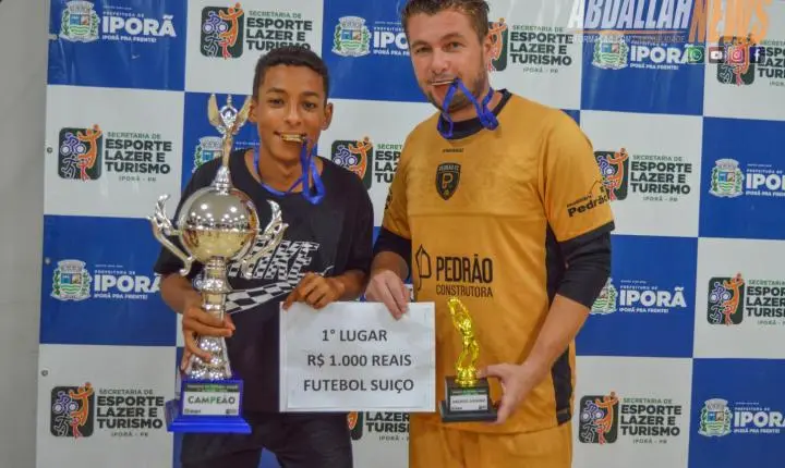 Dia do Trabalhador reúne famílias e premia campeões em evento esportivo em Iporã