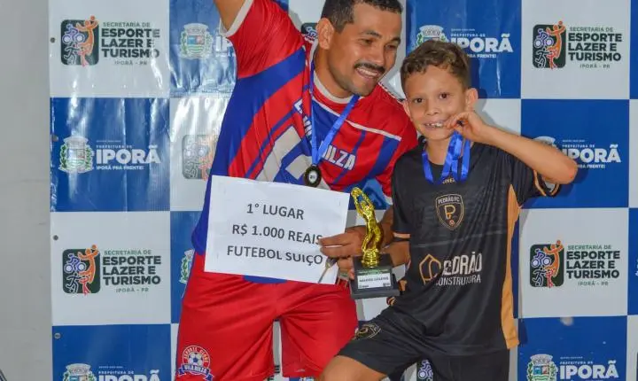 Dia do Trabalhador reúne famílias e premia campeões em evento esportivo em Iporã
