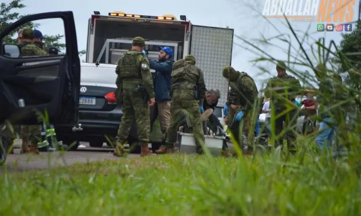 Dois homens morrem em intervenção policial na PR-272, em Iporã; armas são apreendidas