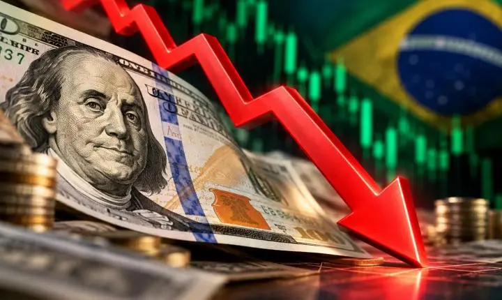 Dólar despenca mais de 4% e volta a ficar abaixo de R$ 5 após primeiro turno das eleições