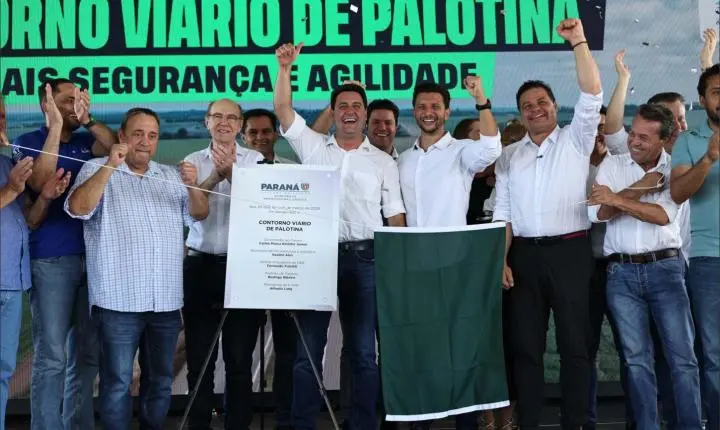 Em parceria com a C.Vale, Ratinho Junior inaugura contorno de R$ 169 milhões em Palotina
