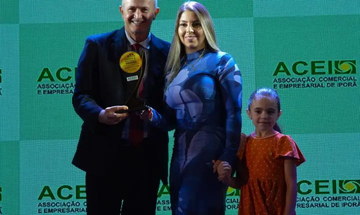 Empreendedores de Iporã são homenageados no evento “Destaque do Ano 2024” da Associação Comercial