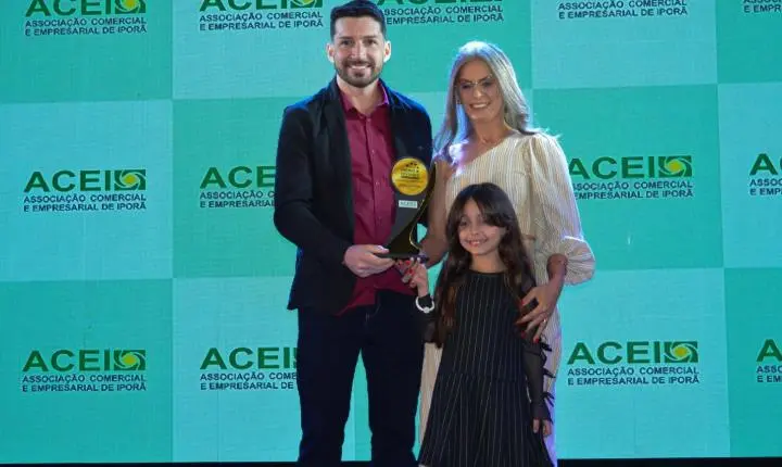 Empreendedores de Iporã são homenageados no evento “Destaque do Ano 2024” da Associação Comercial