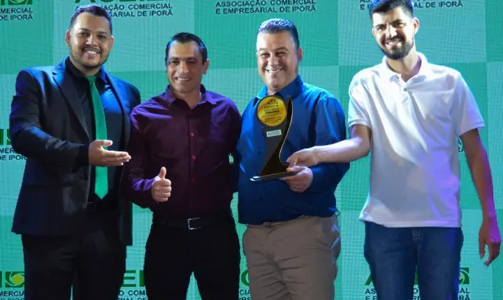 Empreendedores de Iporã são homenageados no evento “Destaque do Ano 2024” da Associação Comercial