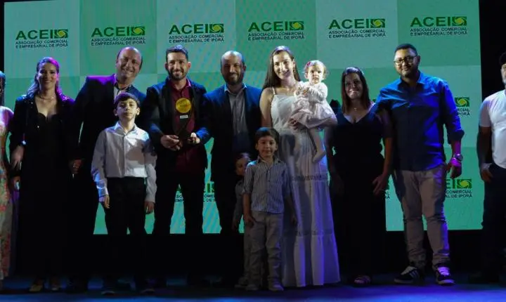 Empreendedores de Iporã são homenageados no evento “Destaque do Ano 2024” da Associação Comercial