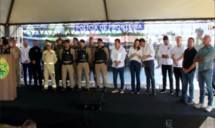 Estado entrega nova base da Polícia de Fronteira e reforça segurança em Santa Helena, no Oeste do Paraná