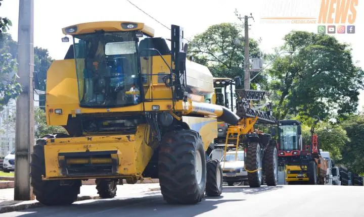 Fé e tradição marcam Missa do Produtor Rural com bênção de máquinas e carreata pelas ruas da cidade