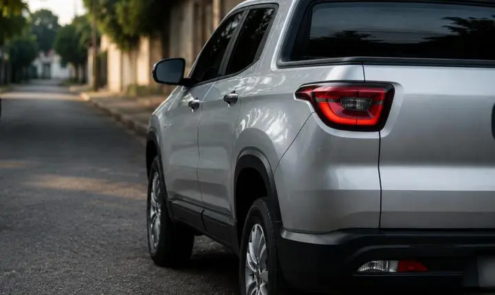Fiat Toro é furtada de residência e pode ter sido levada para o país vizinho