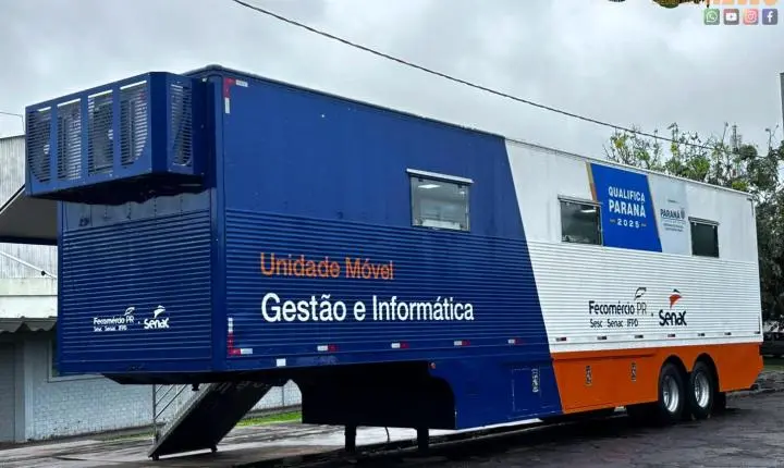 Foi dada a partida na Carreta Escola: Iporã recebe unidade móvel do Senac com cursos gratuitos