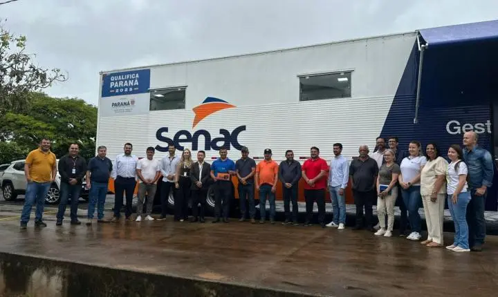 Foi dada a partida na Carreta Escola: Iporã recebe unidade móvel do Senac com cursos gratuitos