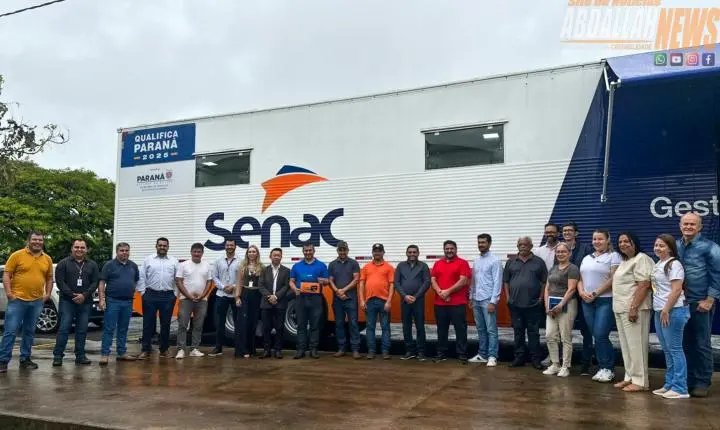 Foi dada a partida na Carreta Escola: Iporã recebe unidade móvel do Senac com cursos gratuitos