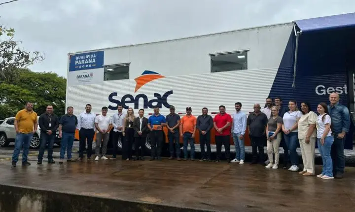 Foi dada a partida na Carreta Escola: Iporã recebe unidade móvel do Senac com cursos gratuitos