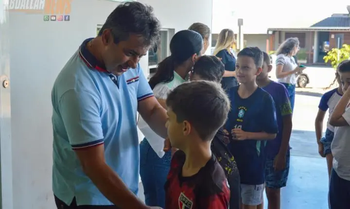 Ginásio de Esportes de Iporã se transforma novamente em um parque de diversão para celebrar o Dia das Crianças