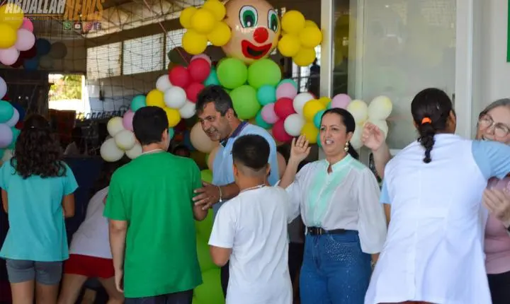 Ginásio de Esportes de Iporã se transforma novamente em um parque de diversão para celebrar o Dia das Crianças