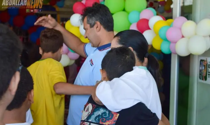 Ginásio de Esportes de Iporã se transforma novamente em um parque de diversão para celebrar o Dia das Crianças