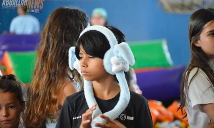 Ginásio de Esportes de Iporã se transforma novamente em um parque de diversão para celebrar o Dia das Crianças