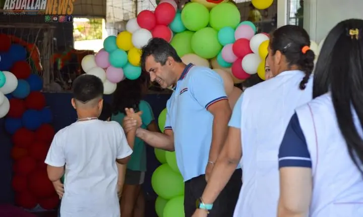 Ginásio de Esportes de Iporã se transforma novamente em um parque de diversão para celebrar o Dia das Crianças
