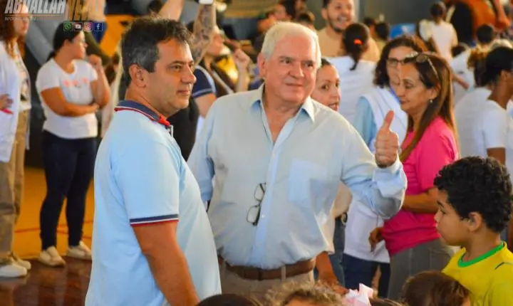 Ginásio de Esportes de Iporã se transforma novamente em um parque de diversão para celebrar o Dia das Crianças