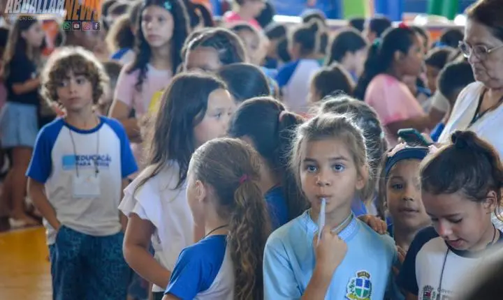 Ginásio de Esportes de Iporã se transforma novamente em um parque de diversão para celebrar o Dia das Crianças