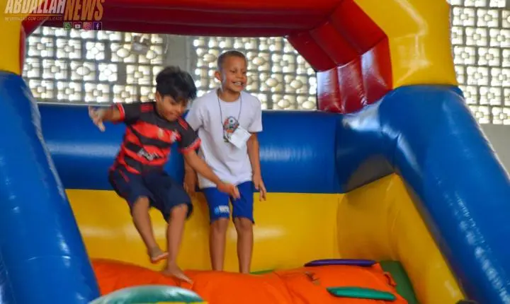 Ginásio de Esportes de Iporã se transforma novamente em um parque de diversão para celebrar o Dia das Crianças